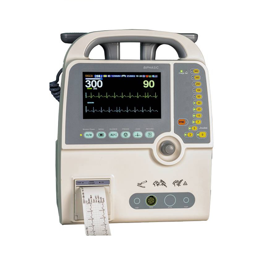 CE/ISO Approved Hot Selling Portable Biphasic Cardiac Defibrillator (MT02001632)