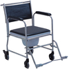 CE/ISO Approved Hot Sale Cheap Medical Stainless Steel Commode Wheel Chair (MT05030062)