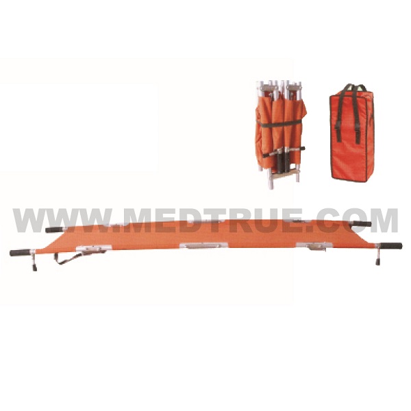 CE/ISO Approved Medical Telescopic Folding Ambulance Stretcher (MT02022021)