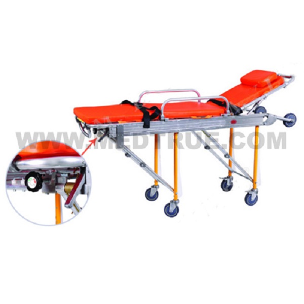 CE/ISO Approved Medical Hospital Rescue Ambulance Automatic Loding Stretcher (MT02020003)