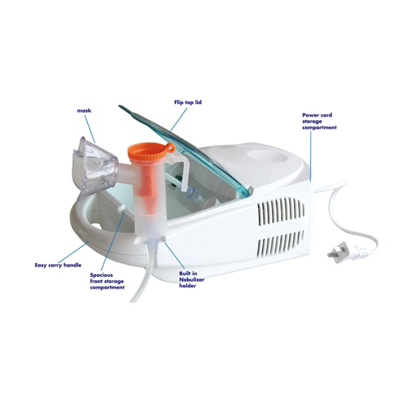 CE/ISO Approved Hot Sale Portable Medical Electric Quiet Compressor Nebulizer (MT05116103)