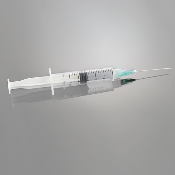 CE/ISO Approved Disposable Syringes 5ml Luer Lock with Needle (MT58005104) 