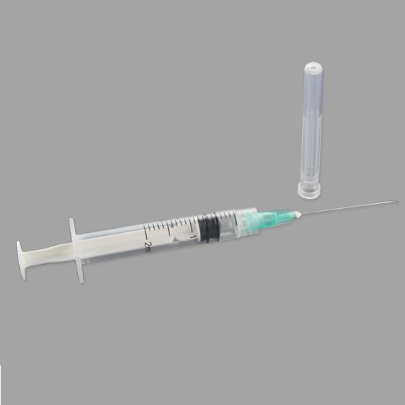 CE/ISO Approved Disposable Syringes 2ml Luer Lock with Needle (MT58005102) 