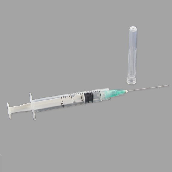 CE/ISO Approved Disposable Syringes 2ml Luer Lock with Needle (MT58005102) 