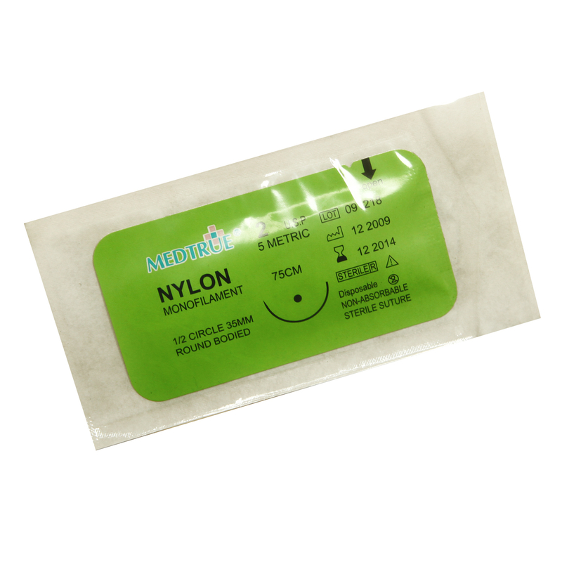 Medical Disposable Nylon Monofilament Surgical Suture with Needle (MT580K0706)