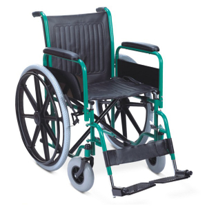 CE/ISO Approved Hot Sale Cheap Medical Steel Wheel Chair (MT05030006)