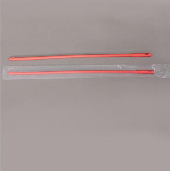 CE/ISO Approved Medical Disposable Red Latex Urethral Catheter (MT58015001)