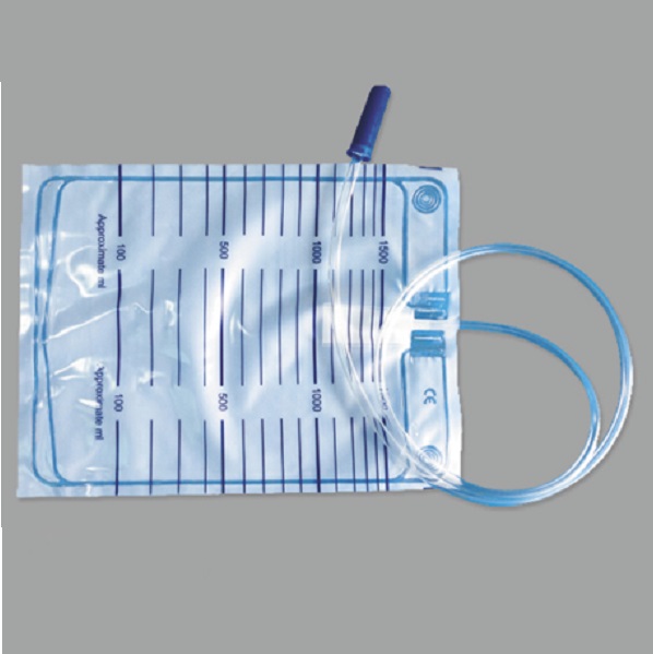 Medical Disposable 1500ml W/O Outlet Valve Urine Bag (MT58043101)