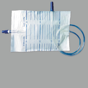 Hot Sale Medical Disposable 1500ml Upside Outlet Adult Urine Bag (MT58043006)