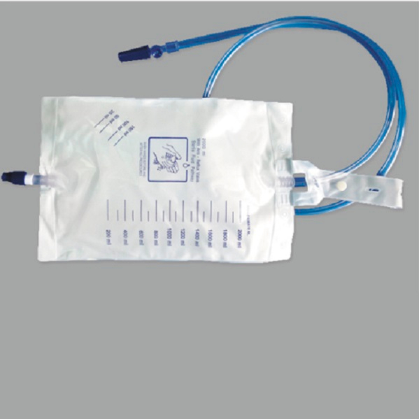 CE/ISO Approved 2000ml Screw Valve and Sampling Inlet Valve Urine Bag (MT58043023)