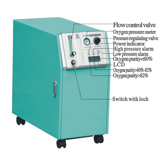 Hot Sale Medical Health Care Mobile Electric 10L Oxygen Concentrator (MT05101070)