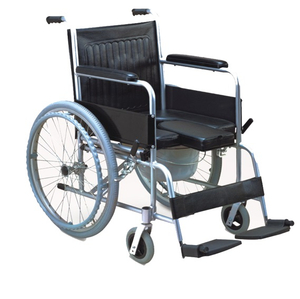 CE/ISO Approved Hot Sale Cheap Medical Foldable Commode Aluminum Wheel Chair (MT05030061)