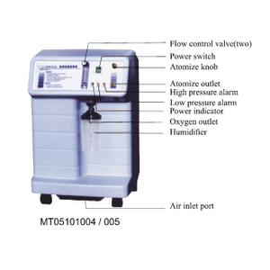 CE/ISO Apporved Hot Sale Medical Health Care Mobile Electric 4L Oxygen Concentrator (MT05101004)