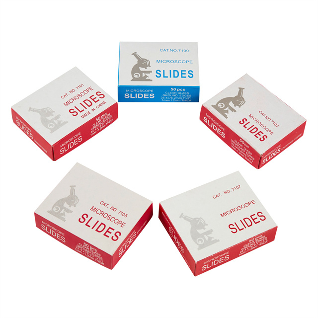 45° Clipped Corners Frosted Lab Microscope Slides