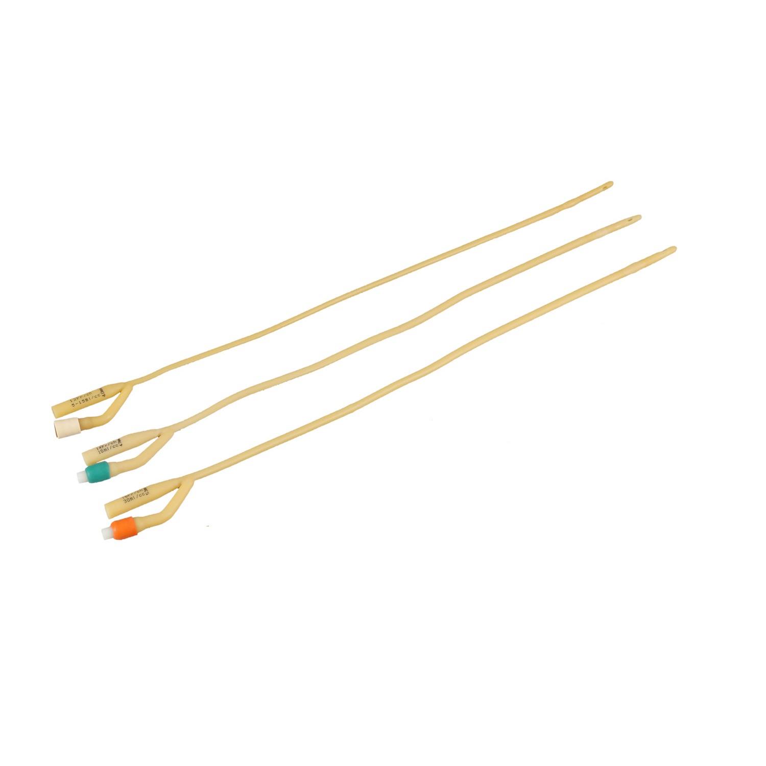 2-Way Silicone Coated Latex Foley Catheter 