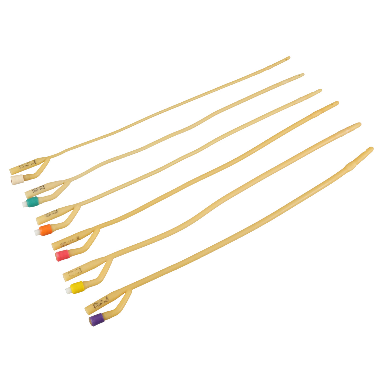 2-Way Silicone Coated Latex Foley Catheter 